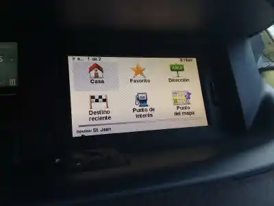 Second-hand car spare part multifunction display for renault scenic iii expression oem iam references 259154618r  259153753r