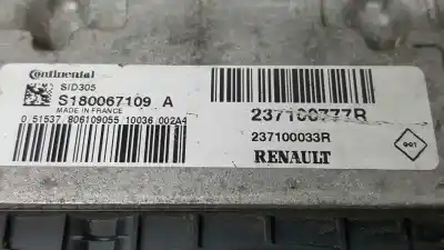 Second-hand car spare part ecu engine control for renault scenic iii expression oem iam references 237100777r s180067109a 237100777r