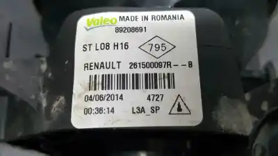 Автозапчастина б/у правий протитуман для dacia logan mcv ii laureate посилання на oem iam 261500097r  