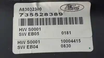 Peça sobressalente para automóvel em segunda mão comando de sofagem (chauffage / ar condicionado) por ford ka (ccu) titanium+ referências oem iam 735528389 1736671 a83032300