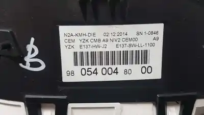 Peça sobressalente para automóvel em segunda mão quadrante por peugeot 208 active referências oem iam 9805400480  9813869080
