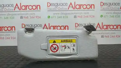 Peça sobressalente para automóvel em segunda mão para-sol direito por peugeot 2008 (--.2013->) gt line referências oem iam 16125932pr