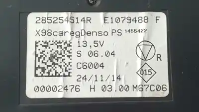 Second-hand car spare part electronic module for renault clio iv authentique oem iam references 285254514r  e1079488f