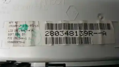 Second-hand car spare part multifunction display for renault kangoo furgón professional oem iam references 280348139r  
