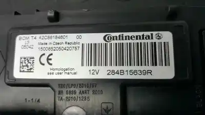 Автозапчастина б/у електронний модуль для renault clio iv bh desde 09/2012 clio dynamique посилання на oem iam 284b15639r  