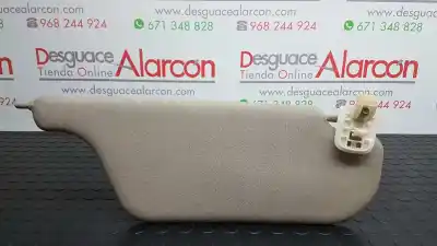 Peça sobressalente para automóvel em segunda mão pára-sol esquerdo por renault clio iii authentique referências oem iam 8200294234  
