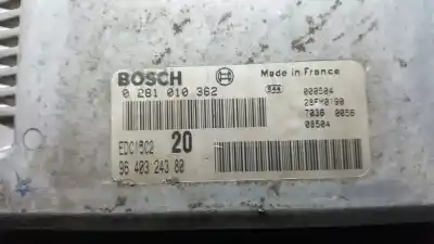 Автозапчастина б/у ебу контролер двигуна для peugeot 306 break boulebard посилання на oem iam 9640324380 28fm0190 0281010362