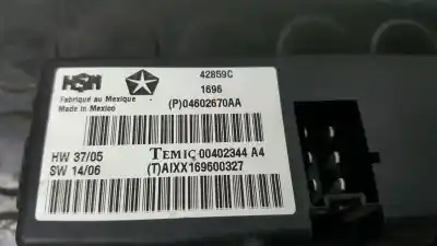 Автозапчастина б/у електронний модуль для chrysler 300 c 3.0 crd cat посилання на oem iam 04602670aa 04602670aa 1696