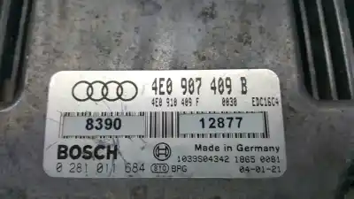 Автозапчастина б/у ебу контролер двигуна для audi a8 (4e2) 4.0 tdi quattro посилання на oem iam 4e0910409f 4e0907409b 0281011684