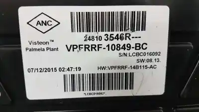 Peça sobressalente para automóvel em segunda mão quadrante por renault clio iv business referências oem iam 248103546r  
