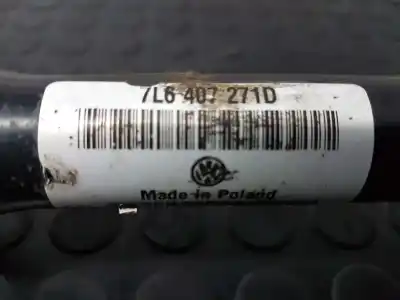 Автозапчастина б/у передня права трансмісія для volkswagen touareg (7la, 7l6, 7l7) 2.5 r5 tdi посилання на oem iam 7l6407271d  