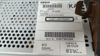 Автозапчасти б/у аудиосистема / радио cd за nissan navara pick-up (d40m) doble cab le 4x4 ссылки oem iam 28185eb300 cl065750012559 1008284