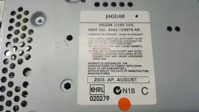Автозапчастина б/у аудіо система / радіо cd для jaguar x-type 2.0 v6 посилання на oem iam 4x4318b876ab  