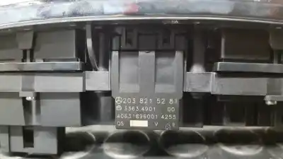 Peça sobressalente para automóvel em segunda mão interruptor 4 piscas - emergência por mercedes-benz clase c (w203) familiar c 200 t cdi (la) (203.207) referências oem iam 2038215281 3363.4901 40631896001 4255