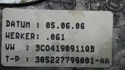 Автозапчастина б/у кермо для volkswagen passat variant (3c5) advance посилання на oem iam 3c0419091  3c04190911qb