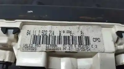 Peça sobressalente para automóvel em segunda mão comando de sofagem (chauffage / ar condicionado) por mini mini (r50,r53) one referências oem iam 64111502214  69432203