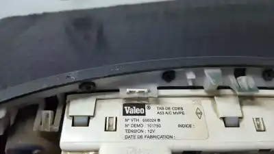 Peça sobressalente para automóvel em segunda mão comando de sofagem (chauffage / ar condicionado)  por renault megane i scenic (ja0) 1.9 d kaleido referências oem iam 7701045872  