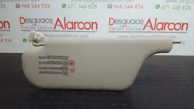 Second-hand car spare part right sunshade for renault clio iii style oem iam references 8200294229