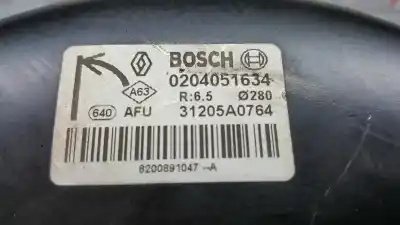 Автозапчастина б/у гальмівний серво для renault kangoo dynamique посилання на oem iam 8200891047a 8200891047a / 7701209763 / 472105437r 0204051634