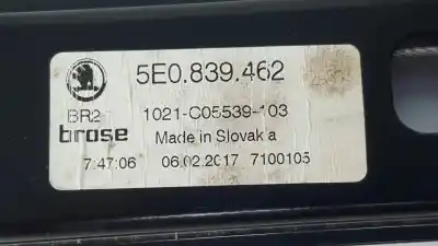 Автозапчастина б/у регулятор скла заднього правого для skoda octavia lim. (5e3) like посилання на oem iam 5e0839462  1021-c05539-103