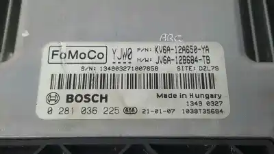Second-hand car spare part ecu engine control for ford transit connect furgon 240 l2 trend oem iam references kv6a12a650ya 0281036225 jv6a12b684tb / 2313997
