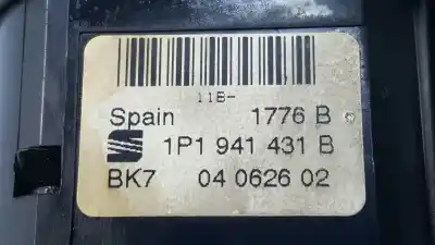 Автозапчастина б/у управління світлом для seat leon (1p1) reference посилання на oem iam 1p1941431b  