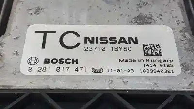 Gebrauchtes Autoersatzteil ecu-motorsteuergerät uce motorsteuergerät zum infiniti fx fx30d s oem-iam-referenzen 237101by8c  0281017471