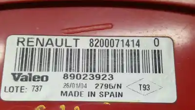 Автозапчастина б/у правий ліхтар для renault clio ii fase ii (b/cb0) authentique посилання на oem iam 8200071414  89023923