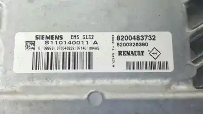 Second-hand car spare part ecu engine control for dacia logan básico oem iam references 8200483732 8200326380 s110140011a
