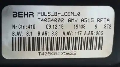 Peça sobressalente para automóvel em segunda mão motor de sofagem por citroen c3 collection referências oem iam t4054002  t40540025622
