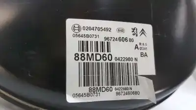 Second-hand car spare part brake servo for citroen c3 tonic oem iam references 9672460680  0204705492