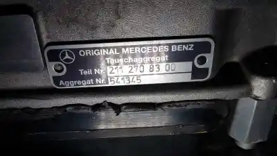 Tweedehands auto-onderdeel versnellingsbak voor mercedes-benz clase e (w211) berlina e 270 cdi (211.016) oem iam-referenties   