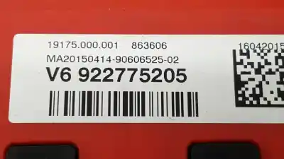 Recambio de automóvil de segunda mano de caja reles / fusibles para bmw serie 1 lim. (f20/f21) 118d m sport referencias oem iam 922775205 863606 19175000001