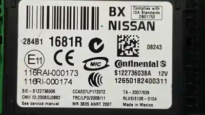 Автозапчасти б/у блок реле/предохранителей за renault koleos dynamique pack2 ссылки oem iam 284b11681r  s122736038a