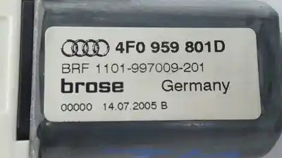 Автозапчасти б/у мотор переднего левого стекла за audi a6 avant (4f5) 2.0 tdi ссылки oem iam 4f0959801d  