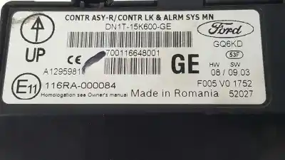 Second-hand car spare part electronic module for ford fiesta (ccn) trend oem iam references dn1t15k600ge  