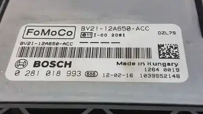 Second-hand car spare part ecu engine control for ford fiesta (cb1) titanium oem iam references bv2112a650acc  0281018993