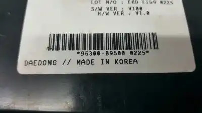 Second-hand car spare part electronic module for hyundai i10 sle oem iam references 95300b9500  