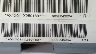 Автозапчасти б/у передняя правая подушка безопасности за nissan navara pick-up (d40m) king cab se 4x4 ссылки oem iam 985p04x00a  ax4x011x250189