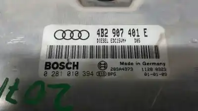 Second-hand car spare part ecu engine control for audi a6 berlina (4b2) 2.5 tdi oem iam references 4b2907401e 28sa497311280323 0281010394