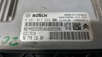 Автозапчастина б/у ебу контролер двигуна для citroen c3 picasso exclusive посилання на oem iam 9677013180 0281017333 9666729580