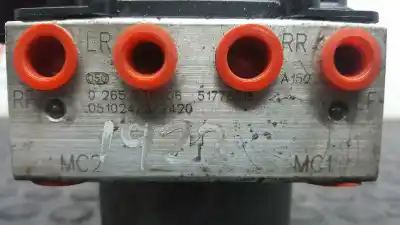 Peça sobressalente para automóvel em segunda mão abs por fiat stilo multi wagon (192_) 1.9 d multijet referências oem iam 51778818  0265231806