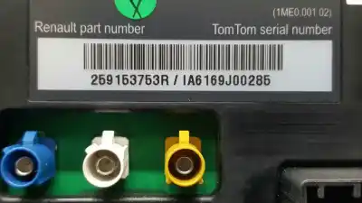 Second-hand car spare part gps navigation system for renault scenic ii dynamique oem iam references 259153753r  
