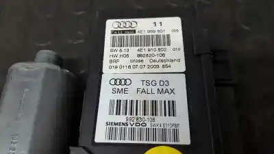 Автозапчастина б/у двигатель переднього ліва вікна для audi a8 (4e2) 4.2 quattro посилання на oem iam 4e1959801f 992830106 4e1959801f