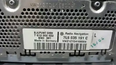 Recambio de automóvil de segunda mano de sistema navegacion gps para volkswagen touareg (7la) 5.0 v10 tdi cat (ayh) referencias oem iam 7l6035191c  7612002022