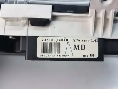 Second-hand car spare part dashboard for renault koleos dynamique pack2 oem iam references 24810jz07b  248100898r