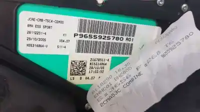 Pièce détachée automobile d'occasion compteur de vitesse tableau de bord pour peugeot 307 cc (s2) básico références oem iam   