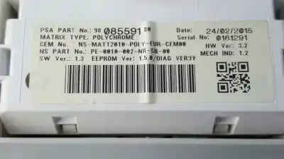 Peça sobressalente para automóvel em segunda mão quadrante por peugeot 2008 (--.2013->) active referências oem iam 9811494080 9805406680 / 9822633380 9808559180