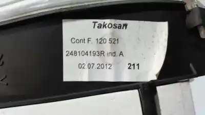 Pièce détachée automobile d'occasion compteur de vitesse tableau de bord pour dacia sandero laureate références oem iam 248104193r  