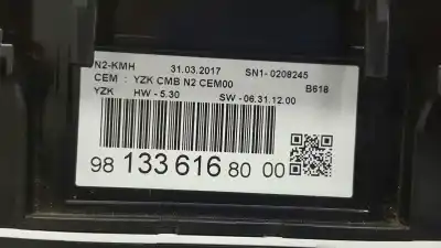 Автозапчастина б/у панель інструментів для citroen c3 shine посилання на oem iam 9613361680  9837553280